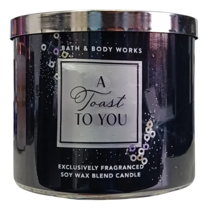 Bath & Body Works Vela A Toast to You 3 mechas 411 gr
