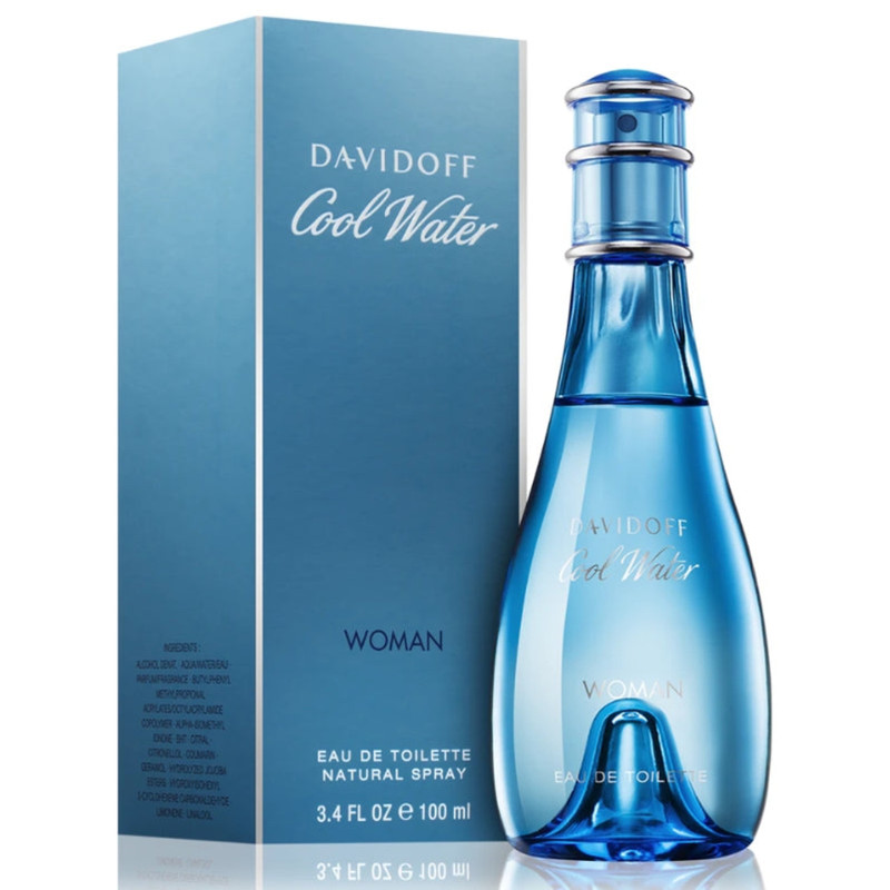 Davidoff Cool Water Women Edt 3.4 Oz