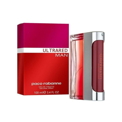Paco Rabanne Ultra Red Men Edt 3.4 Oz