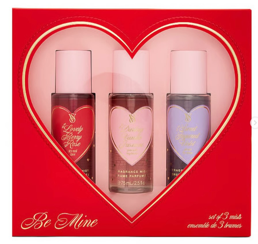 Victoria's Secret Valentines Day Trio Travel Gift Set Fragrance